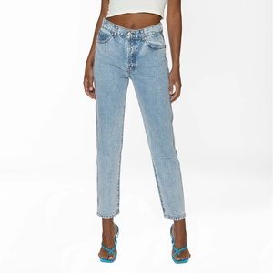 Revice Denim Women Light Blue Ex-boyfriend Straight Jeans Size 24